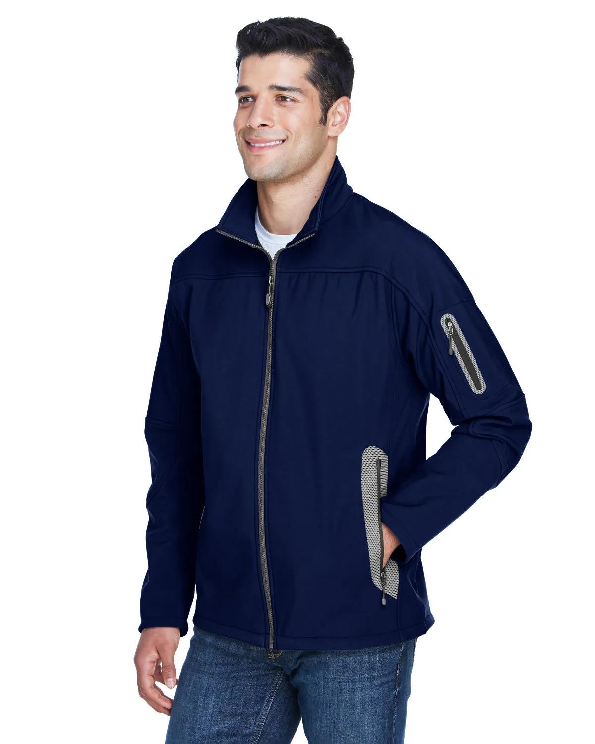 Men's Three-Layer Fleece Bonded Soft Shell Technical Jacket 10 of 17