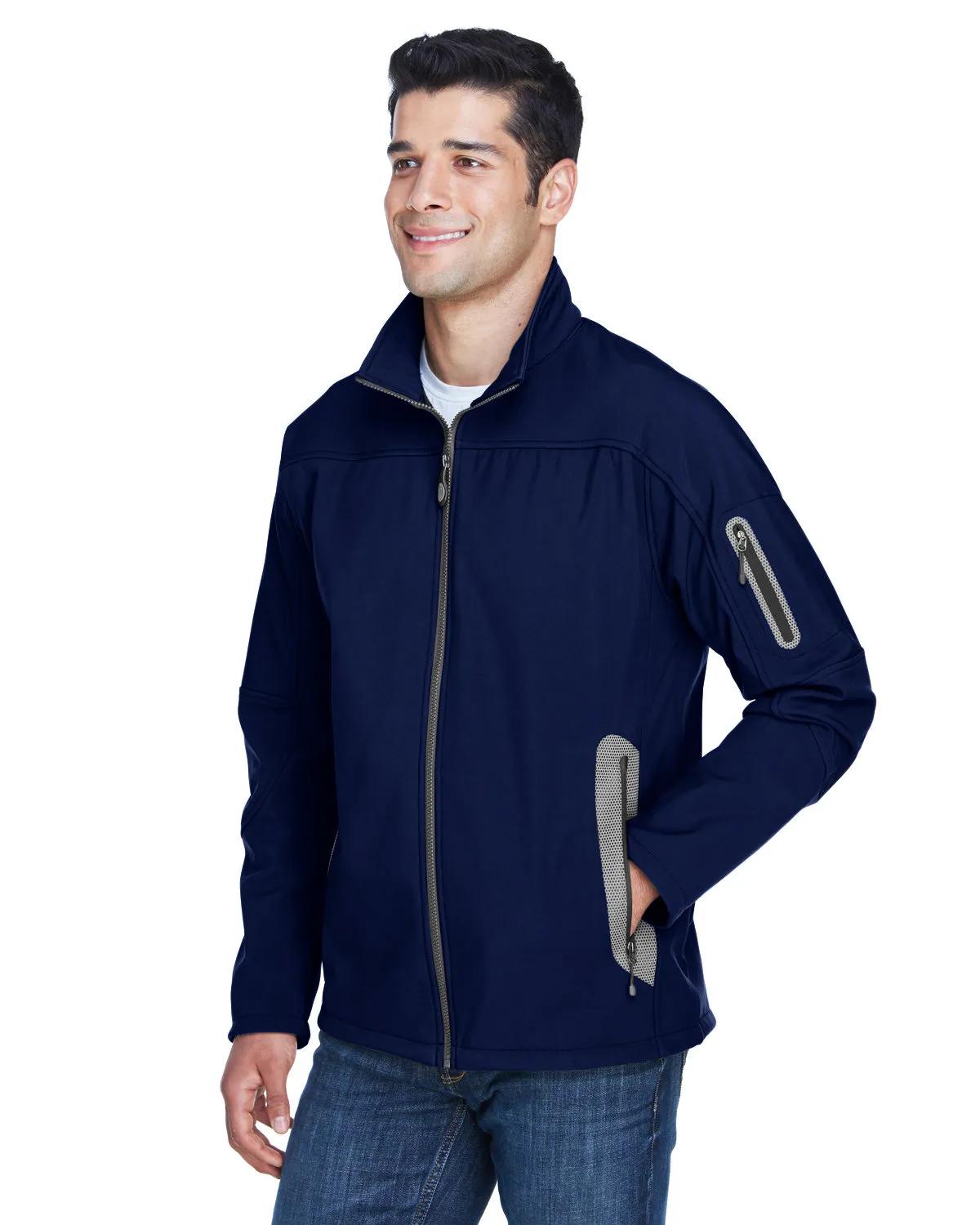 Men's Three-Layer Fleece Bonded Soft Shell Technical Jacket 13 of 17