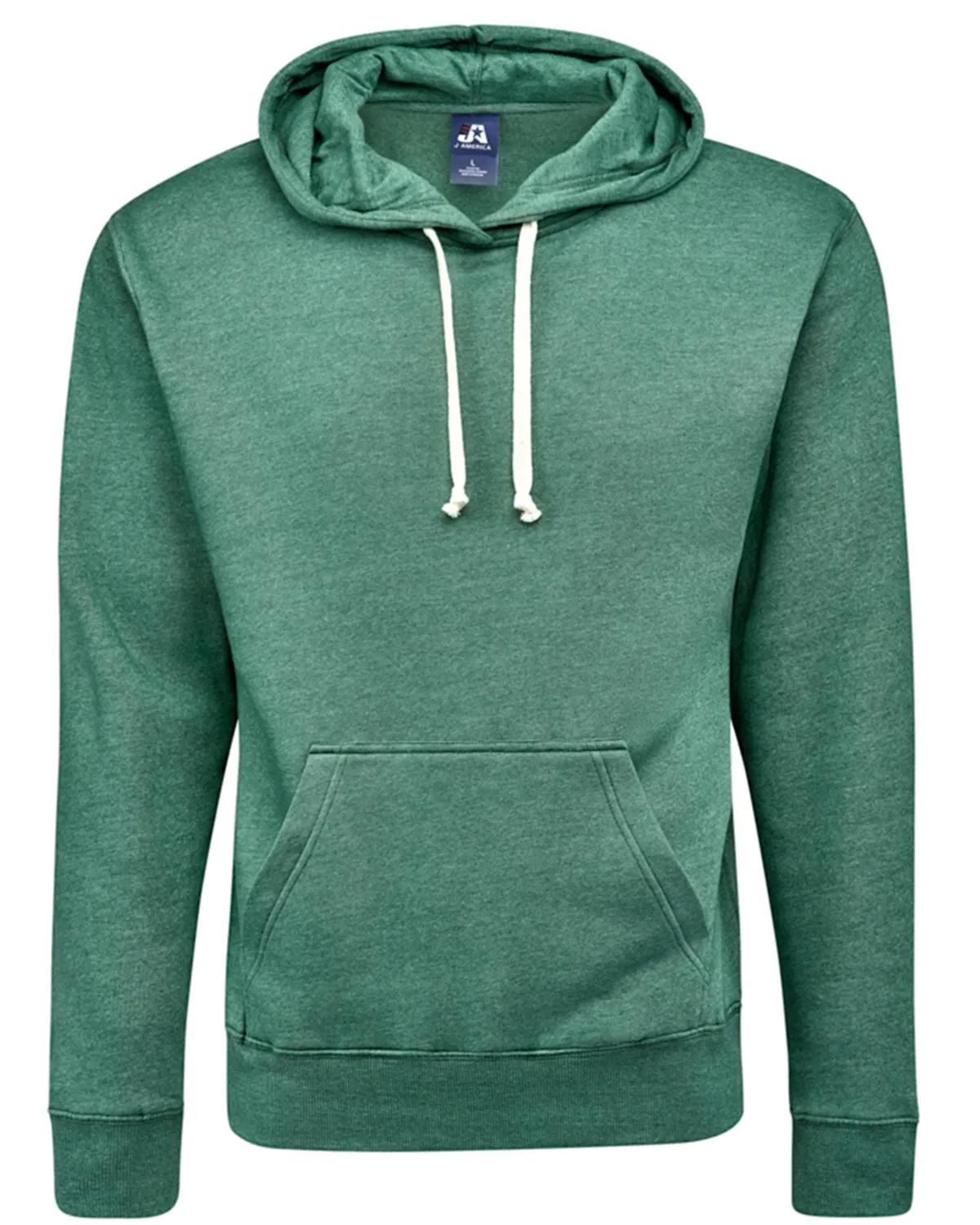 Adult Triblend Pullover Fleece Hooded Sweatshirt 34 of 107