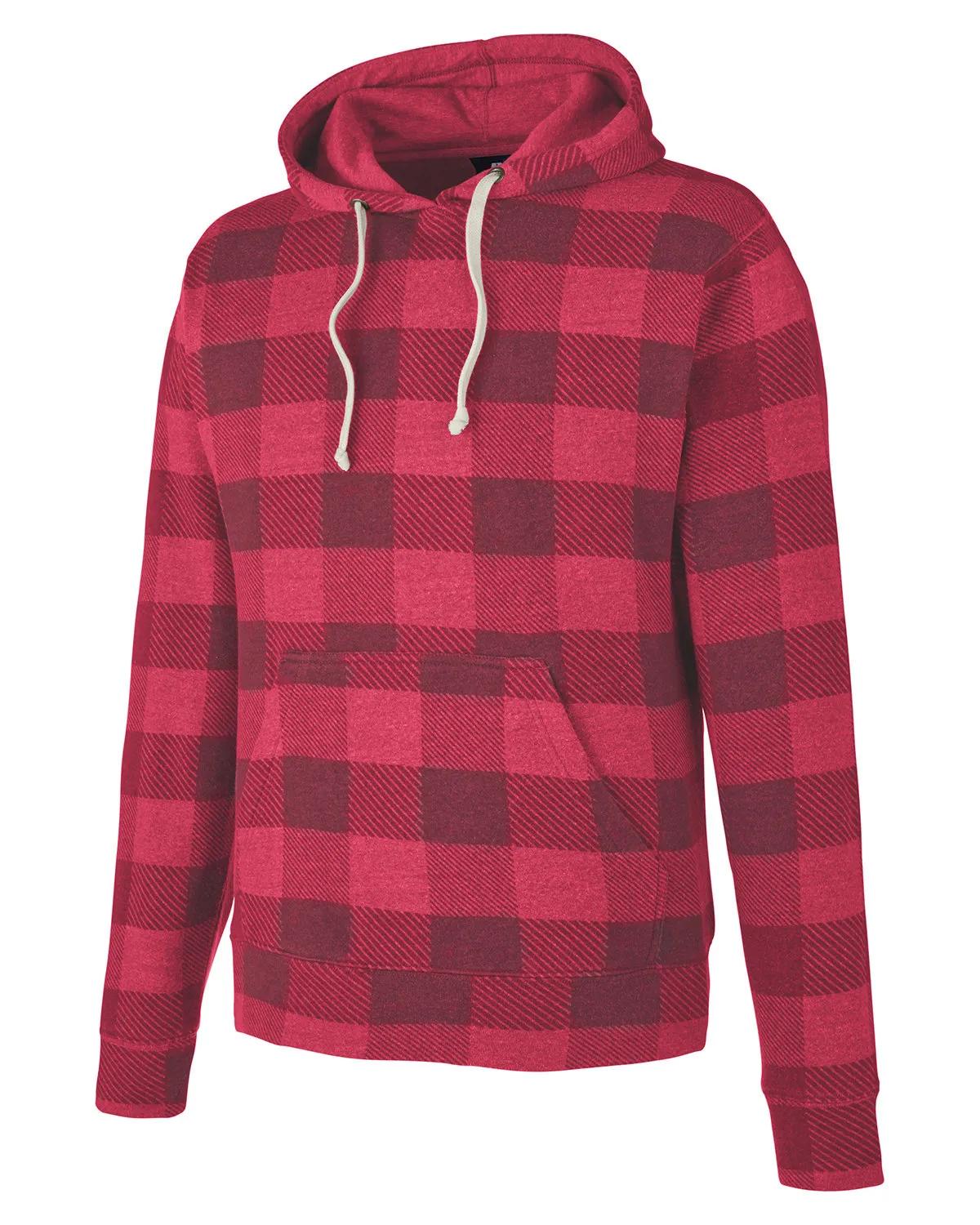 Adult Triblend Pullover Fleece Hooded Sweatshirt 82 of 107