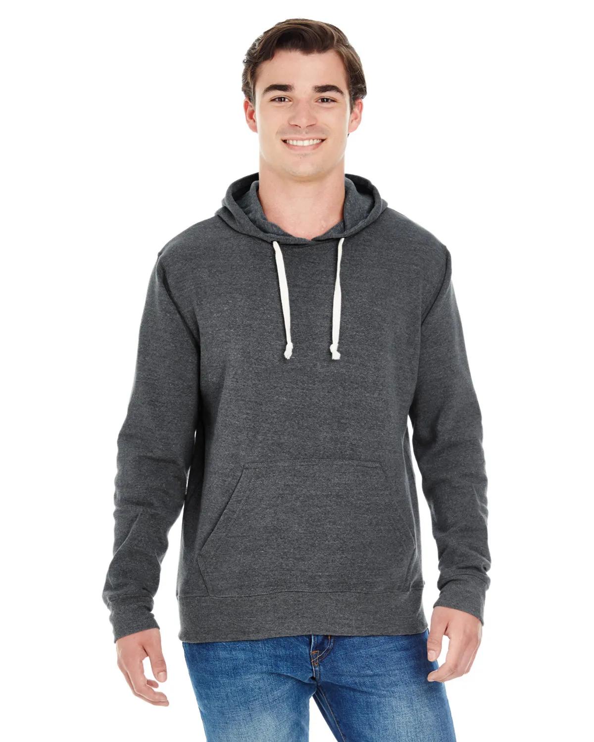 Adult Triblend Pullover Fleece Hooded Sweatshirt 24 of 107