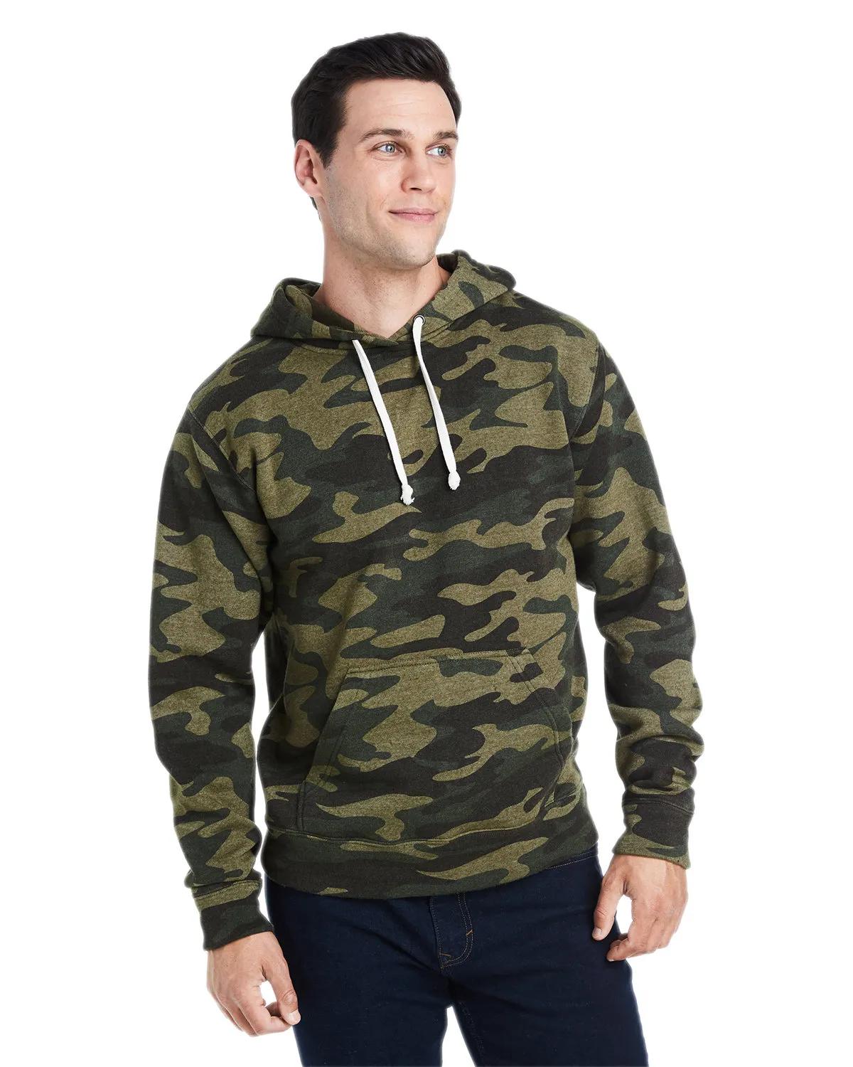 Adult Triblend Pullover Fleece Hooded Sweatshirt 18 of 107