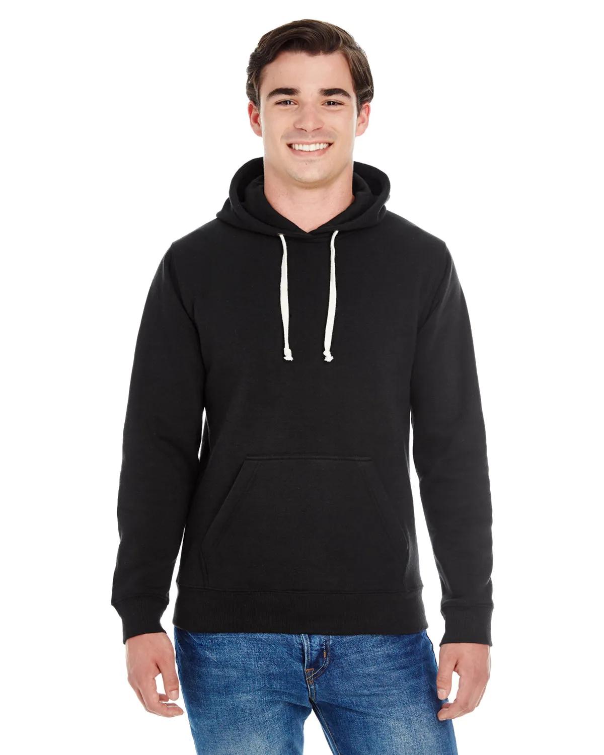 Adult Triblend Pullover Fleece Hooded Sweatshirt 10 of 107