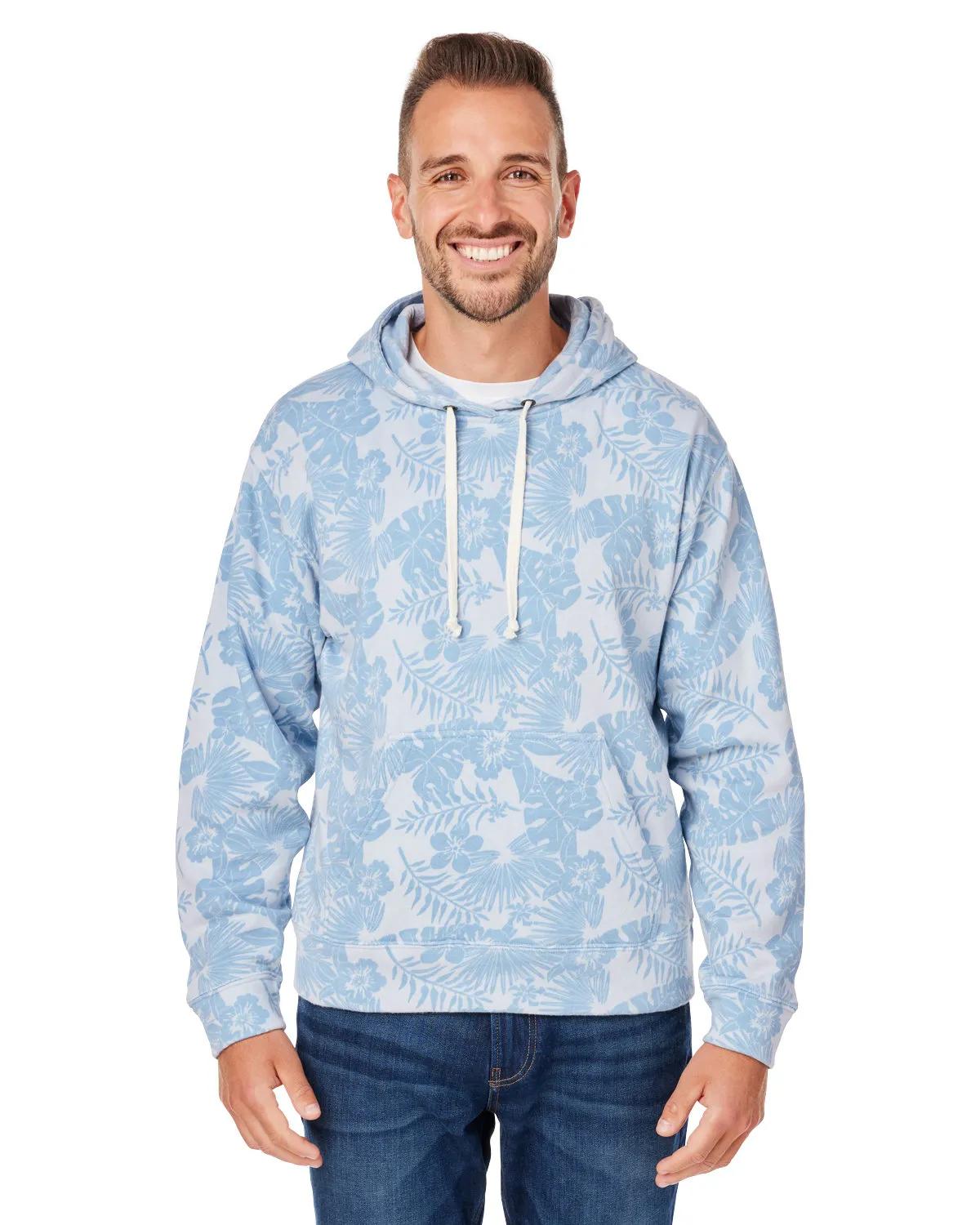 Adult Triblend Pullover Fleece Hooded Sweatshirt 5 of 107