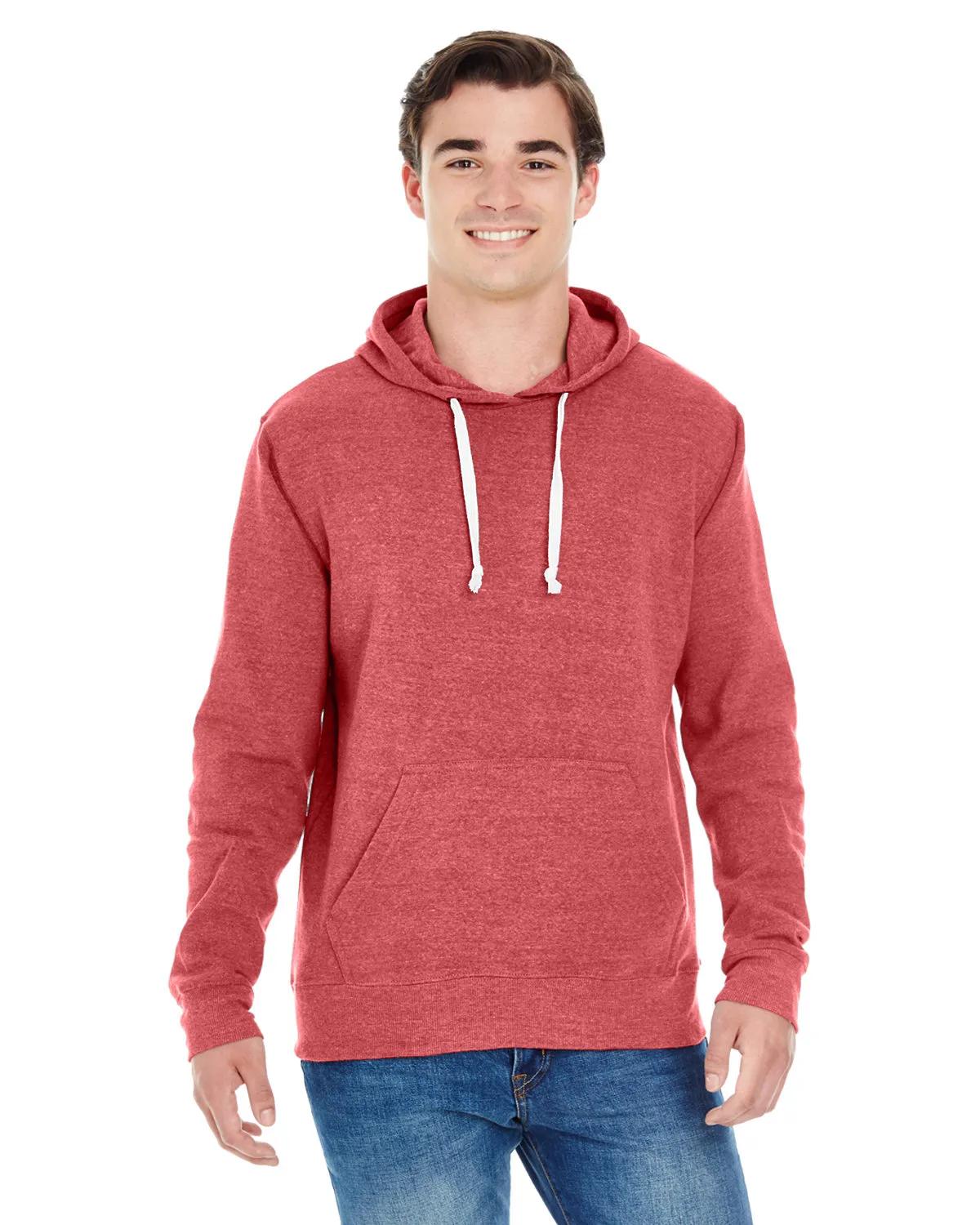 Adult Triblend Pullover Fleece Hooded Sweatshirt 25 of 107