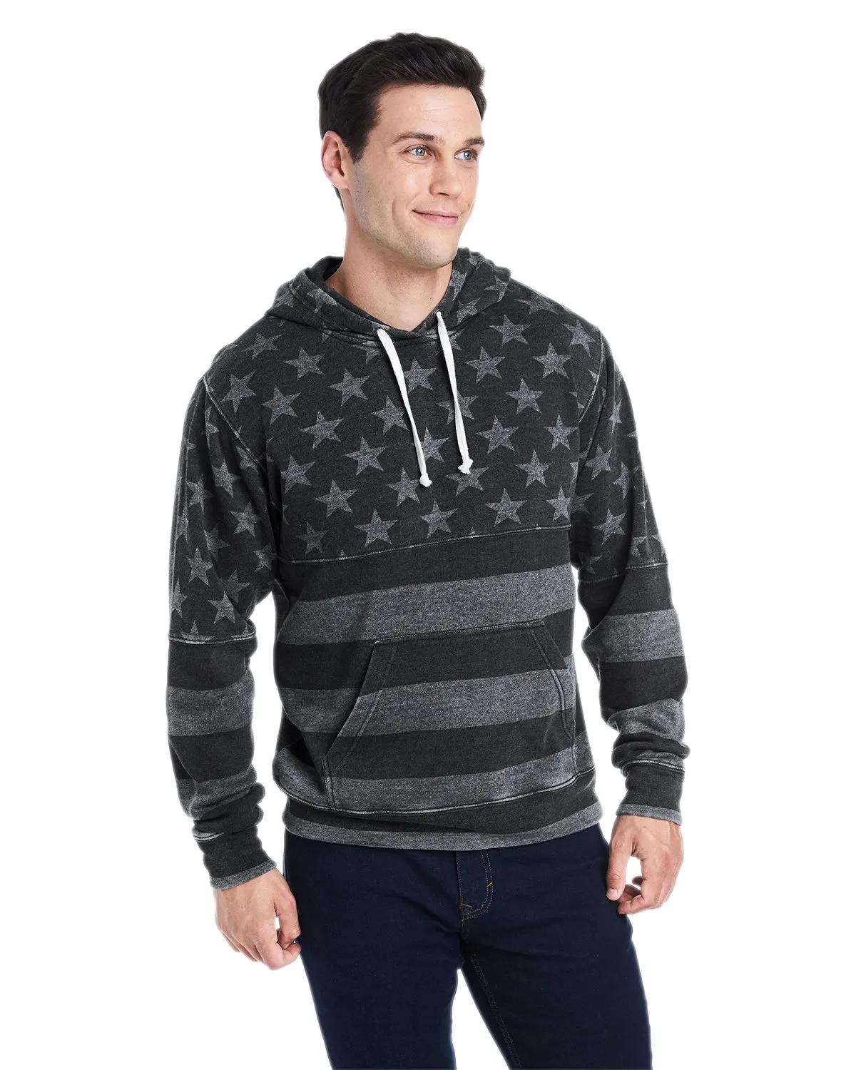 Adult Triblend Pullover Fleece Hooded Sweatshirt 20 of 107