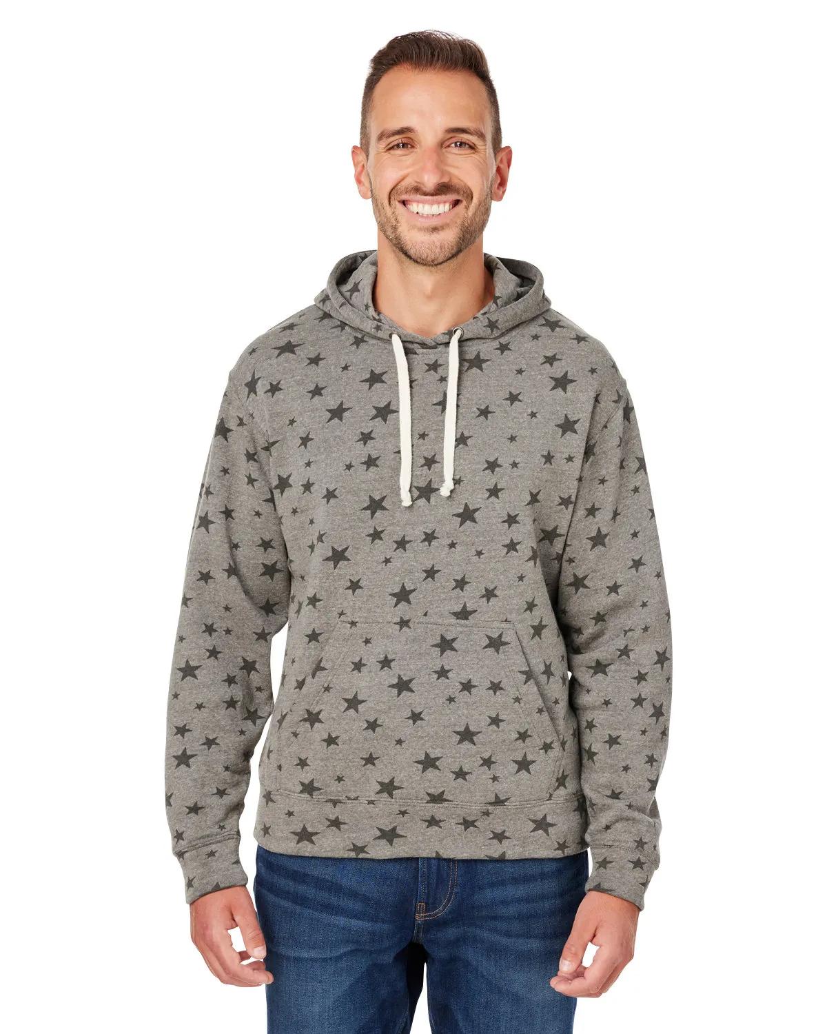 Adult Triblend Pullover Fleece Hooded Sweatshirt 8 of 107