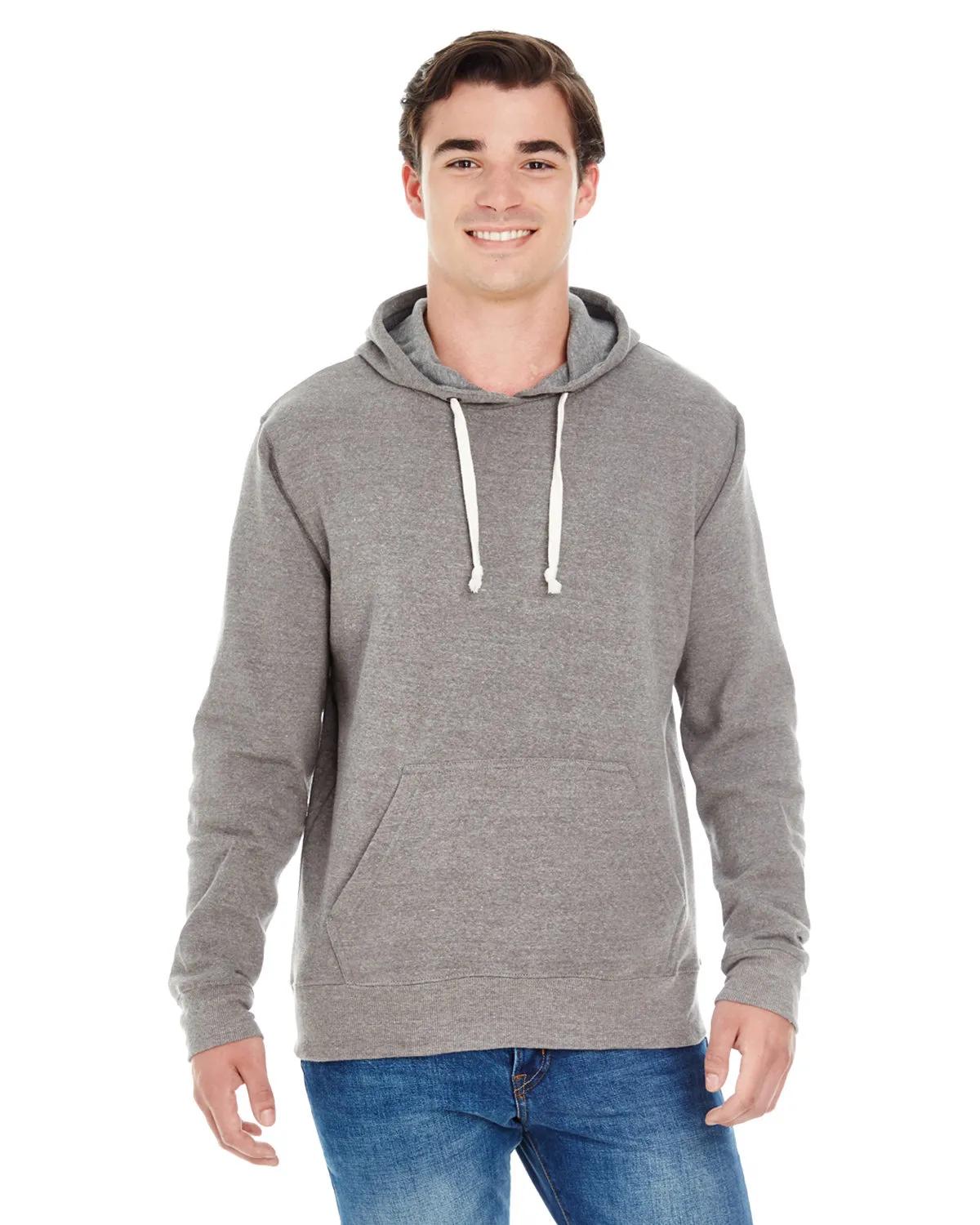 Adult Triblend Pullover Fleece Hooded Sweatshirt 16 of 107
