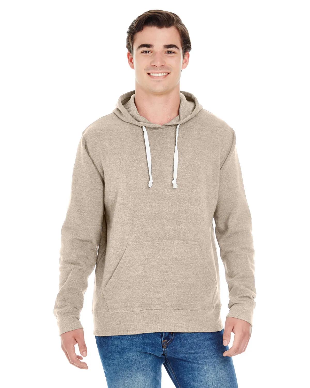 Adult Triblend Pullover Fleece Hooded Sweatshirt 21 of 107