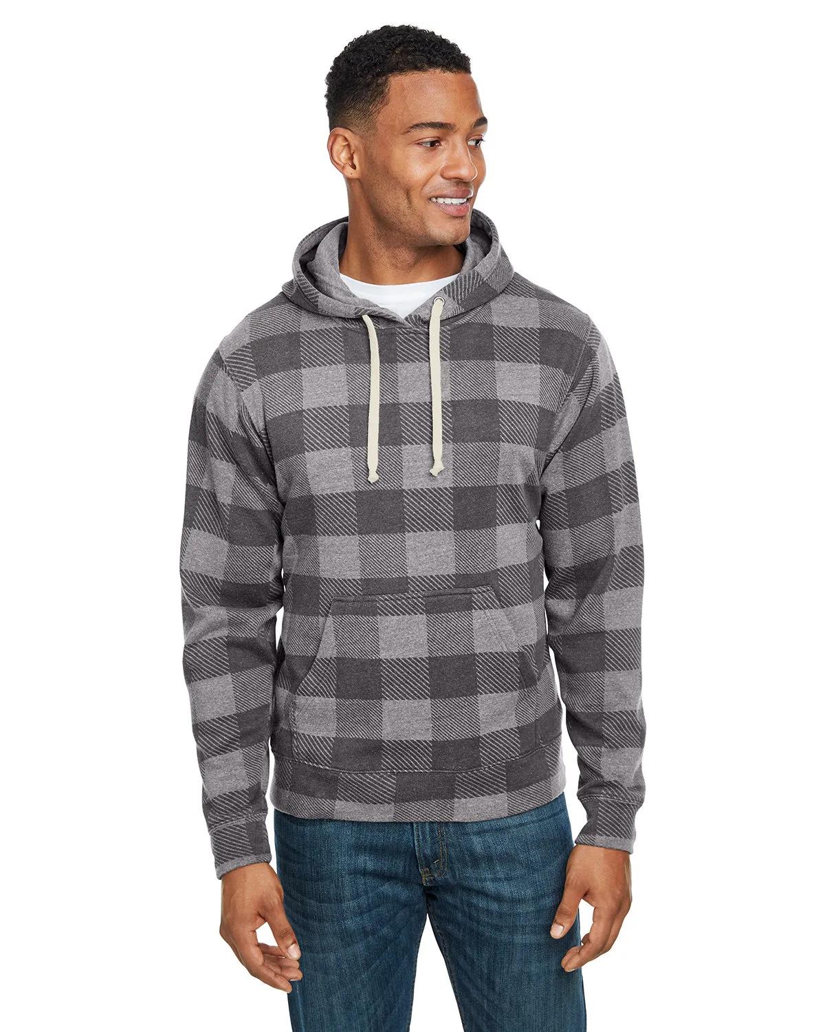 Adult Triblend Pullover Fleece Hooded Sweatshirt 28 of 107