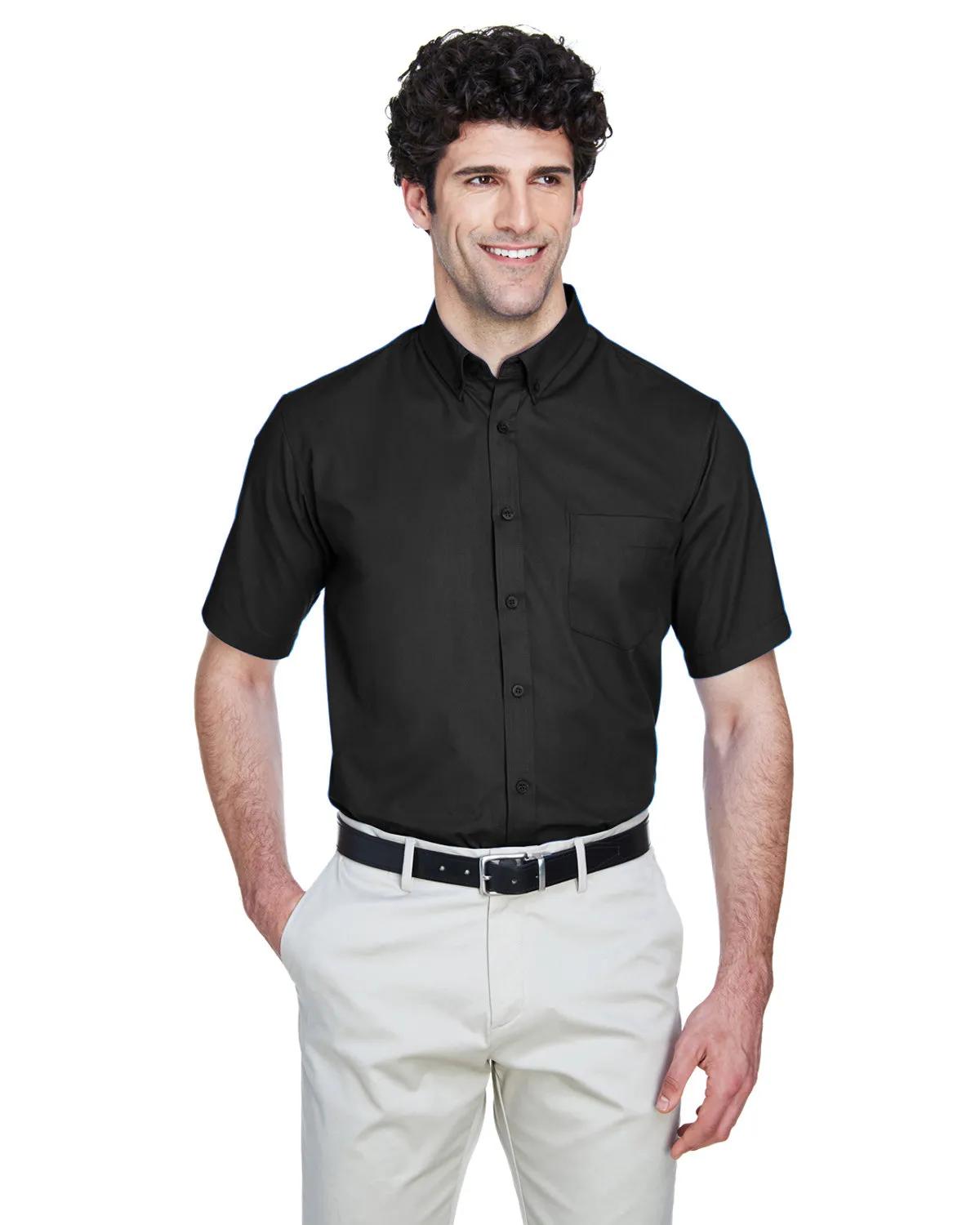 Men's Optimum Short-Sleeve Twill Shirt 1 of 25