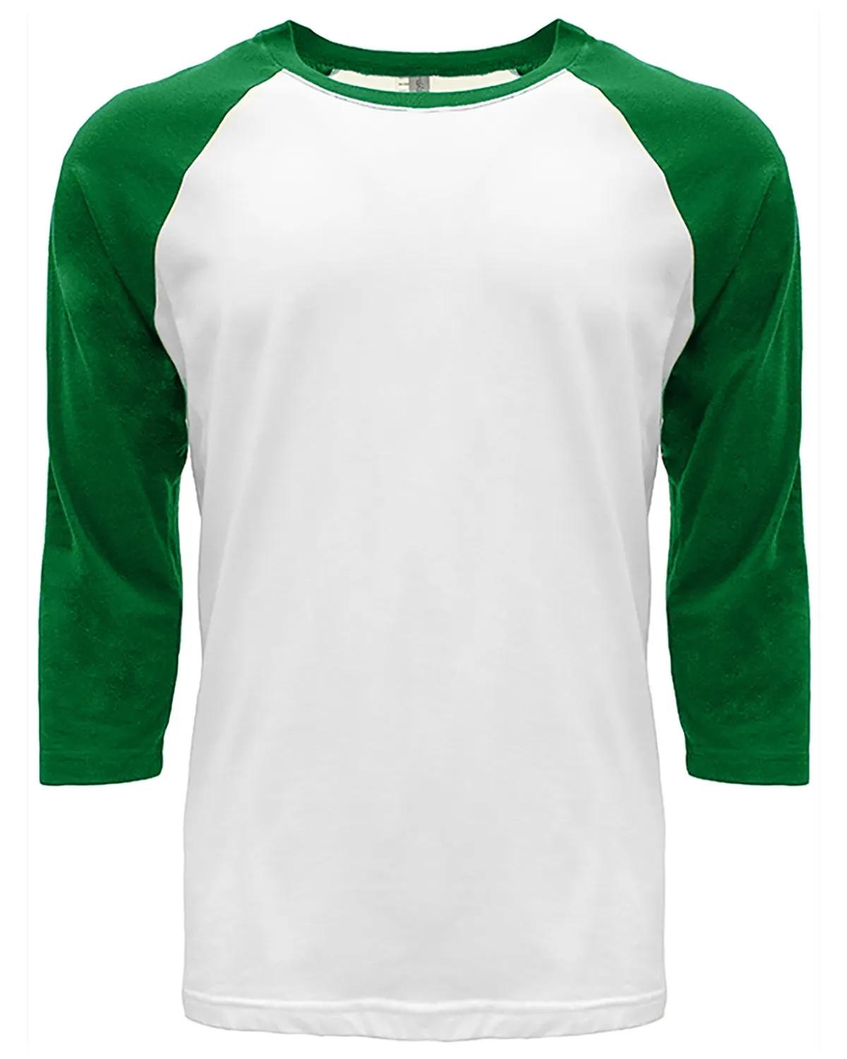 Unisex CVC Three-Quarter Sleeve Raglan Baseball T-Shirt 1 of 19