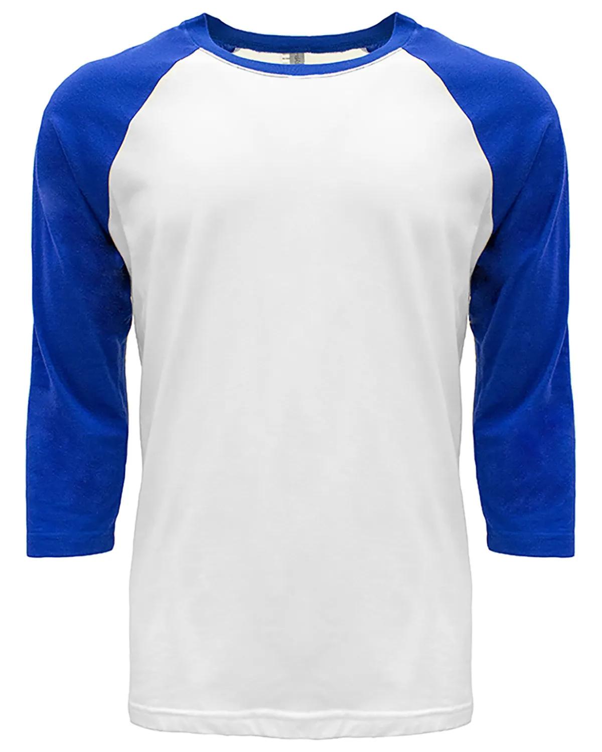 Unisex CVC Three-Quarter Sleeve Raglan Baseball T-Shirt 4 of 19