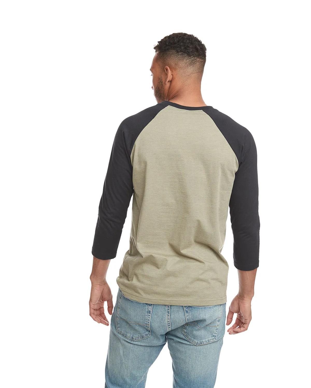 Unisex CVC Three-Quarter Sleeve Raglan Baseball T-Shirt 9 of 19