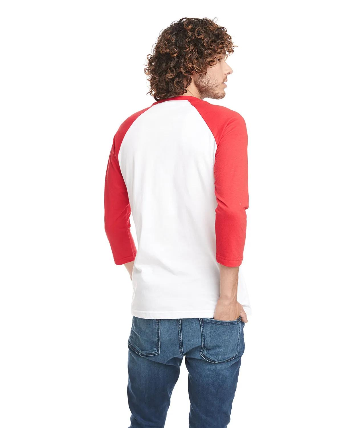 Unisex CVC Three-Quarter Sleeve Raglan Baseball T-Shirt 19 of 19