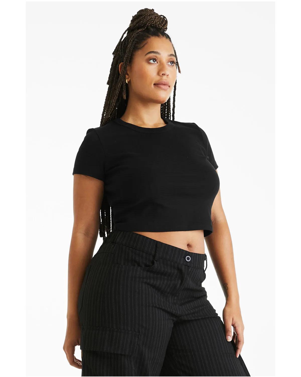 Ladies' Micro Ribbed Baby T-Shirt 10 of 47