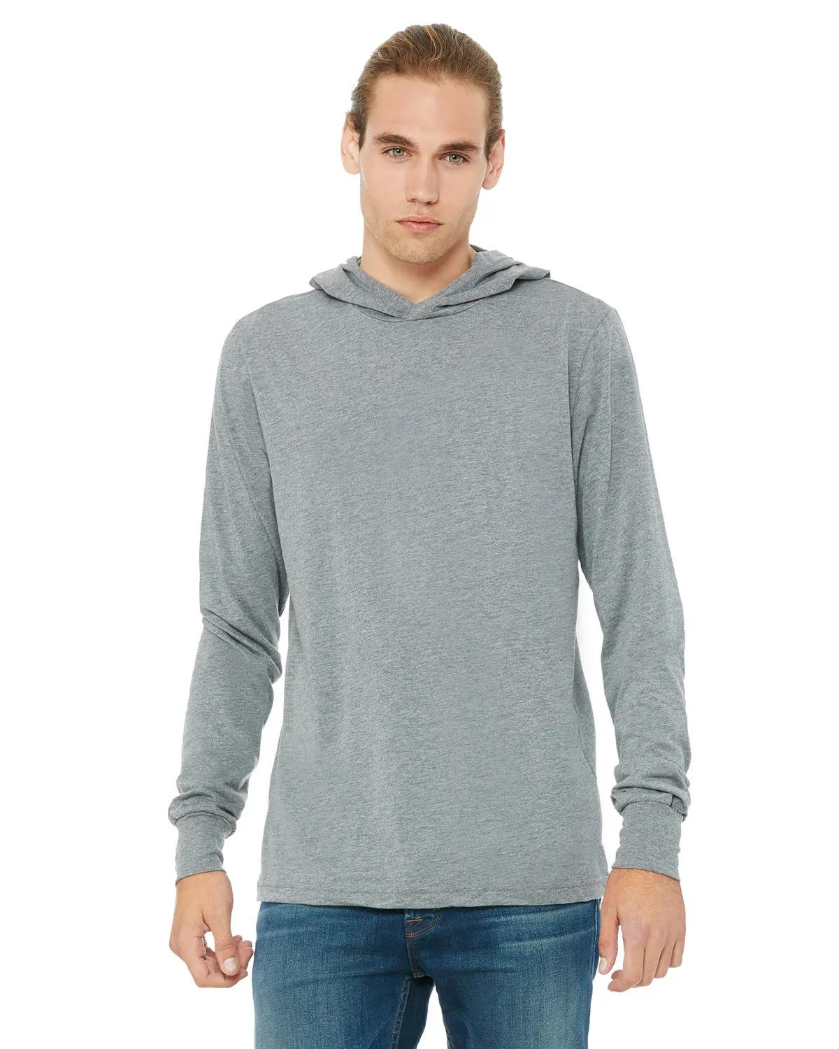 Unisex Jersey Long-Sleeve Hoodie 7 of 42