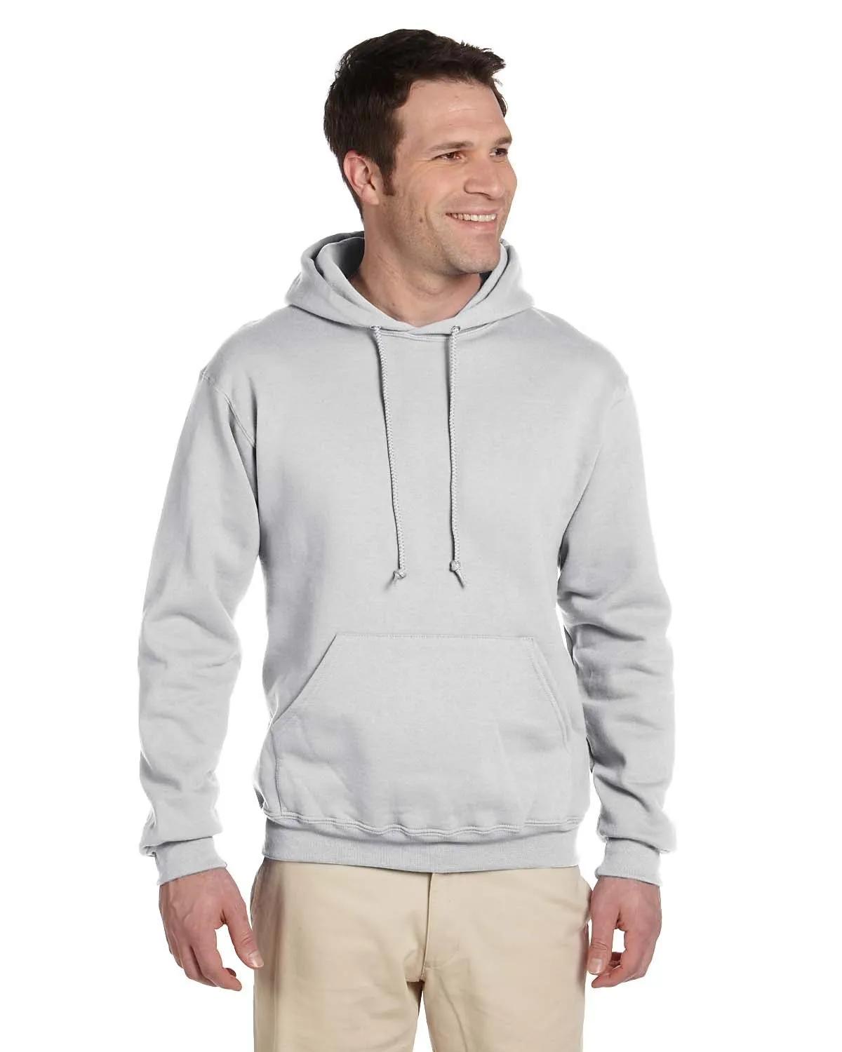 Adult Super Sweats® NuBlend® Fleece Pullover Hooded Sweatshirt 2 of 32