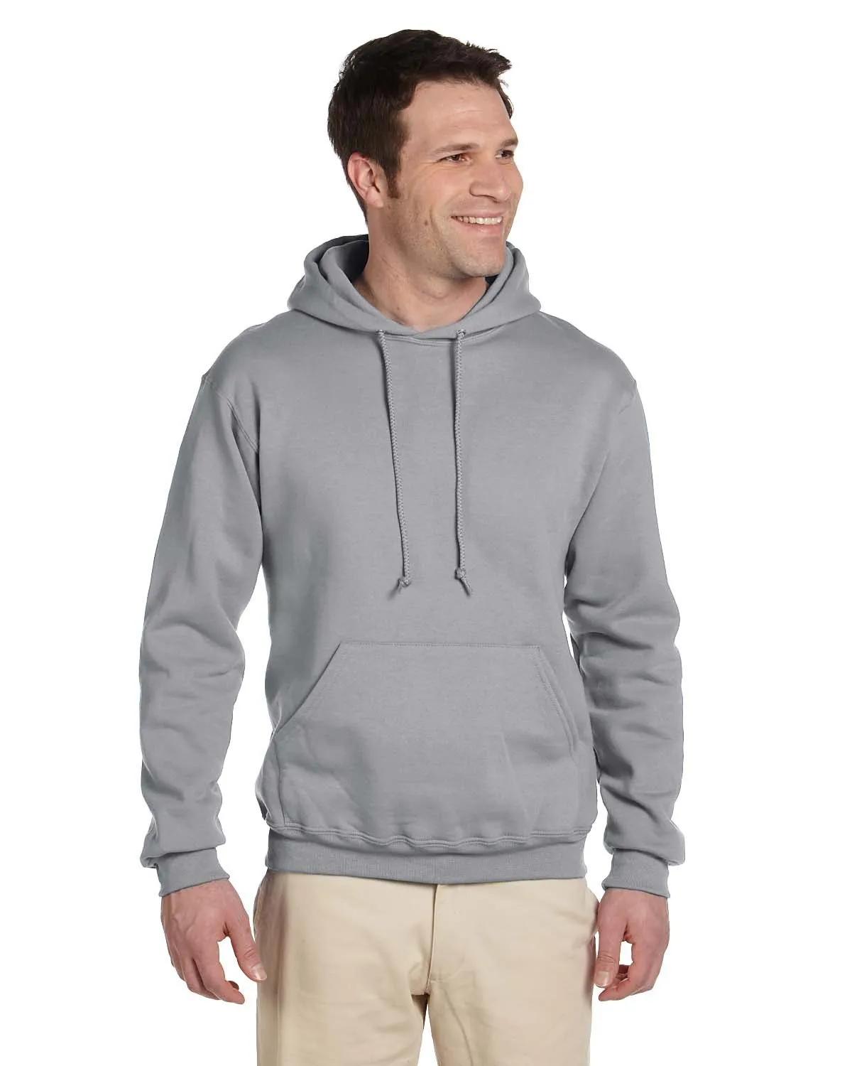 Adult Super Sweats® NuBlend® Fleece Pullover Hooded Sweatshirt 3 of 32