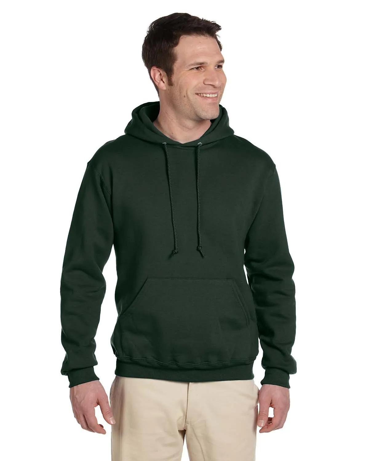 Adult Super Sweats® NuBlend® Fleece Pullover Hooded Sweatshirt 1 of 32