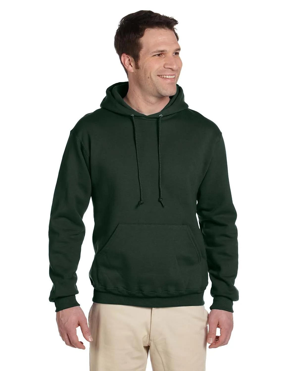 Adult Super Sweats® NuBlend® Fleece Pullover Hooded Sweatshirt 6 of 32