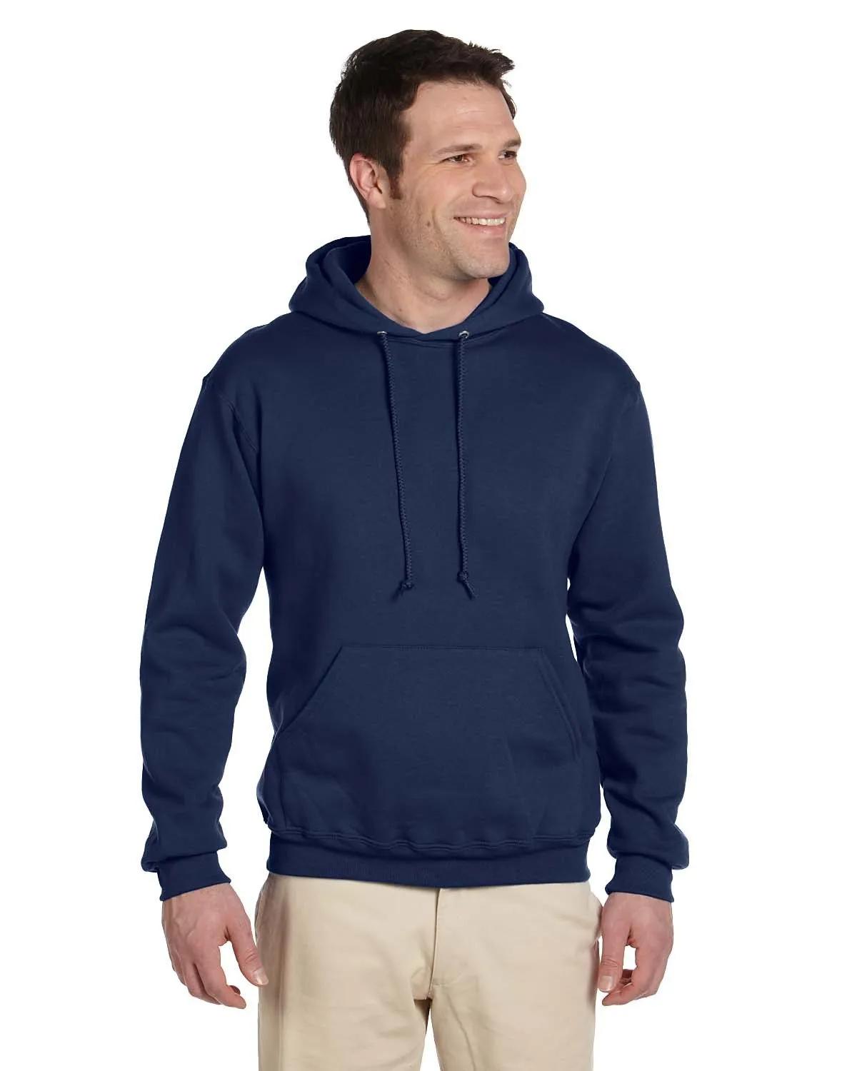 Adult Super Sweats® NuBlend® Fleece Pullover Hooded Sweatshirt 2 of 32