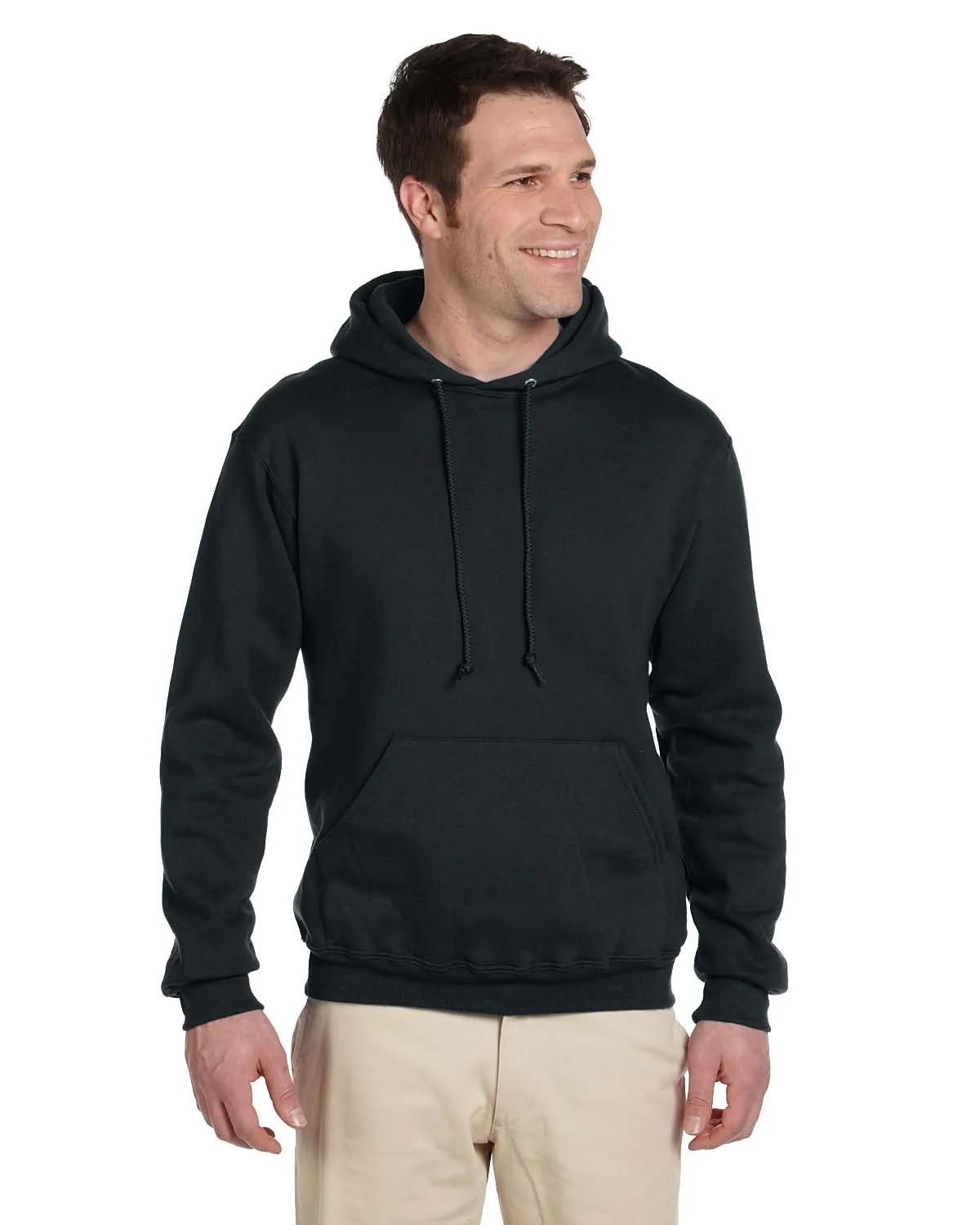 Adult Super Sweats® NuBlend® Fleece Pullover Hooded Sweatshirt 9 of 32