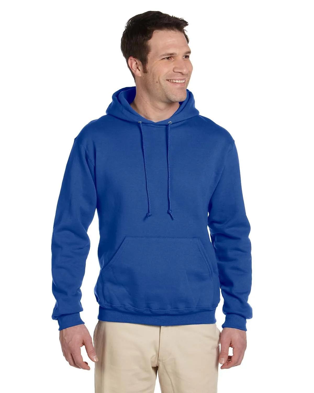 Adult Super Sweats® NuBlend® Fleece Pullover Hooded Sweatshirt 8 of 32