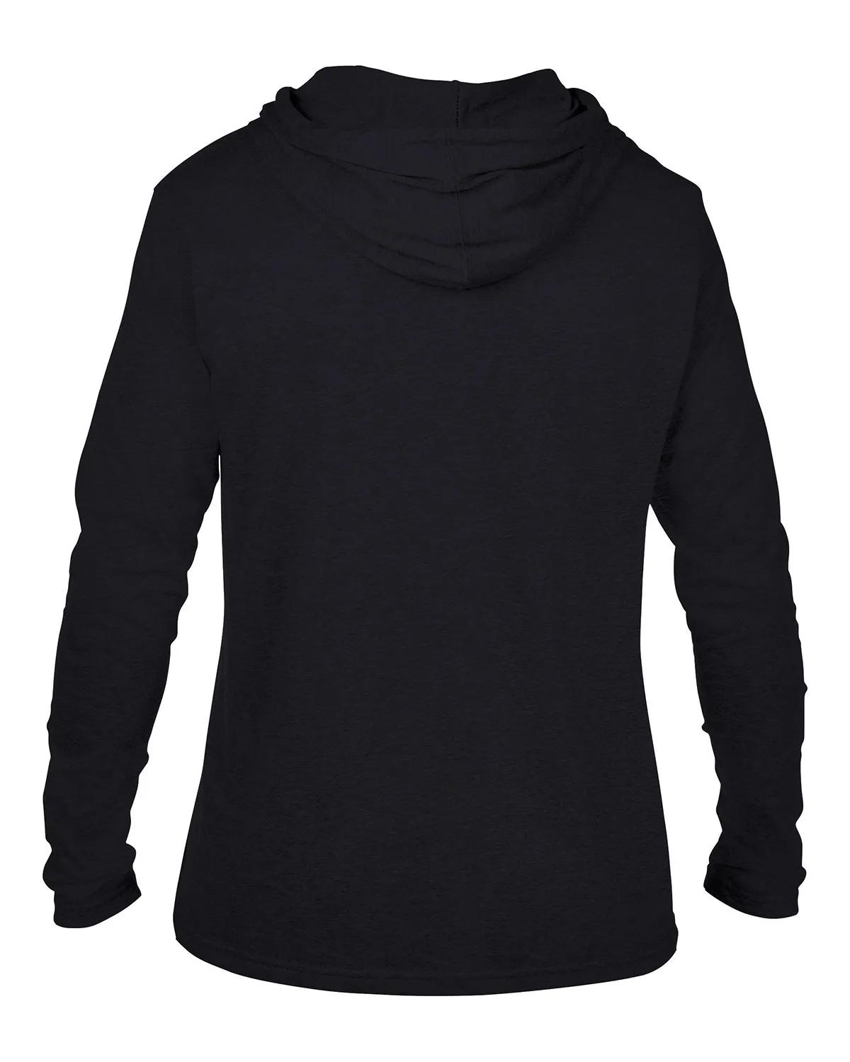 Adult Lightweight Long-Sleeve Hooded T-Shirt 15 of 40