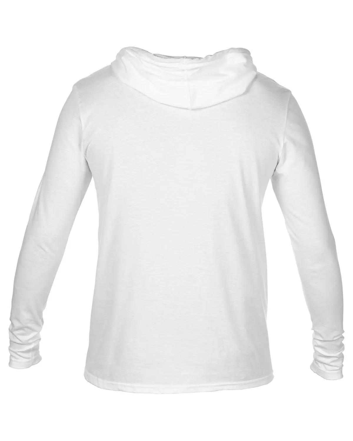 Adult Lightweight Long-Sleeve Hooded T-Shirt 40 of 40