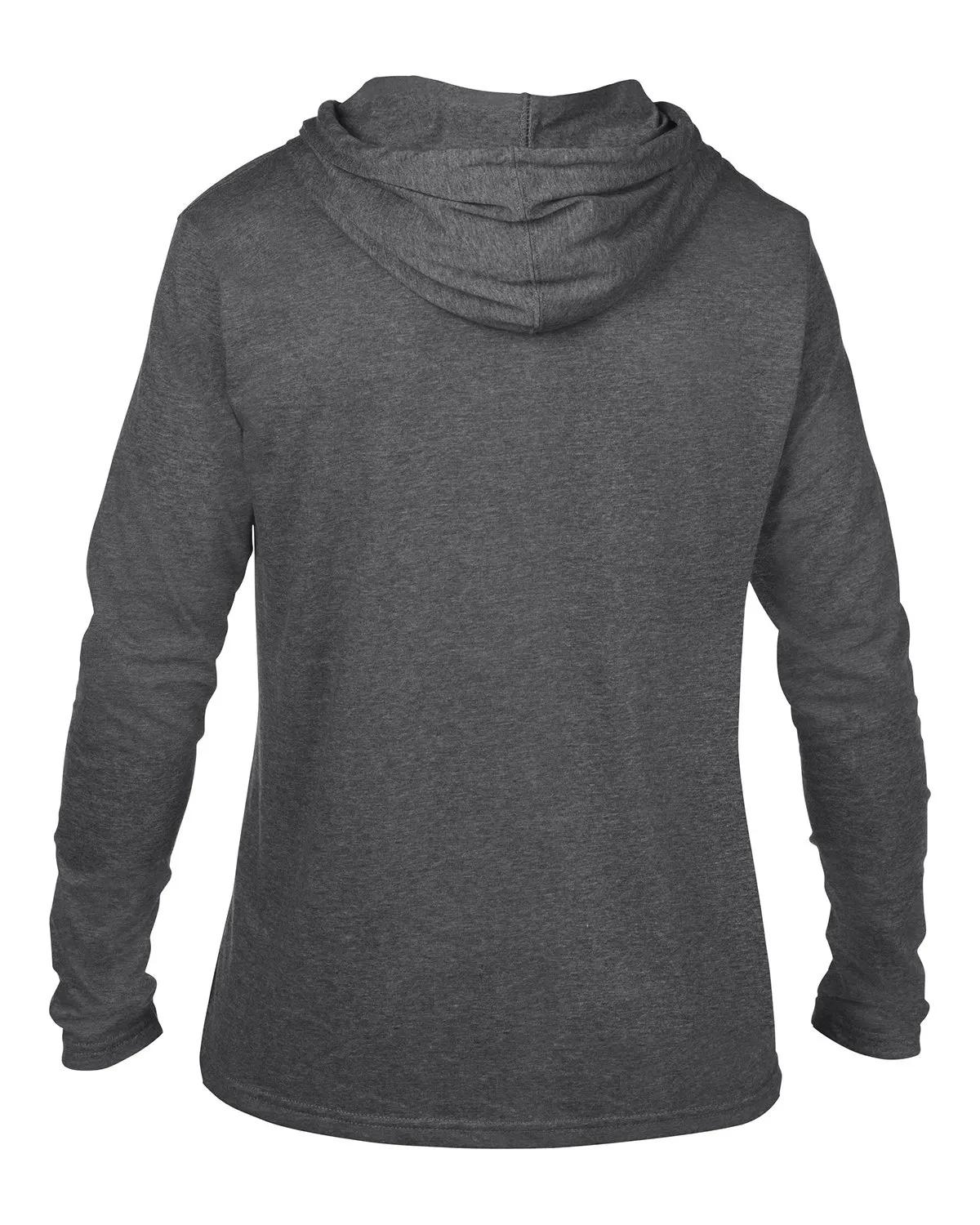 Adult Lightweight Long-Sleeve Hooded T-Shirt 11 of 48