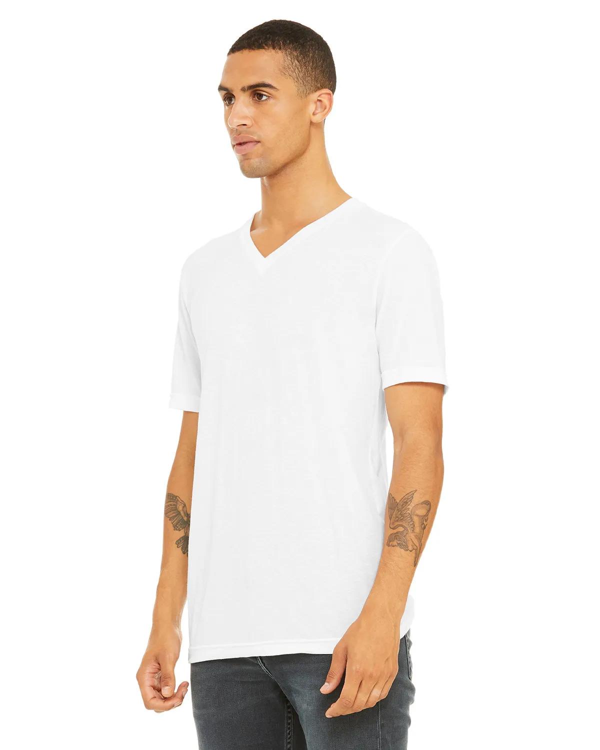 Unisex Triblend V-Neck T-Shirt 101 of 103