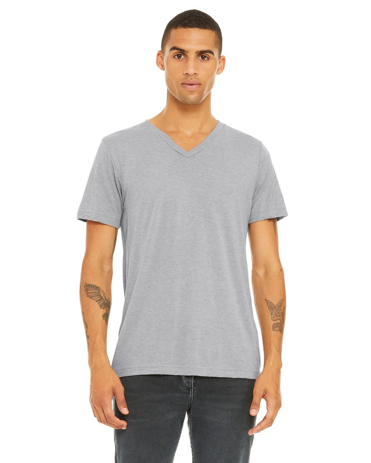 Unisex Triblend V-Neck T-Shirt 14 of 103