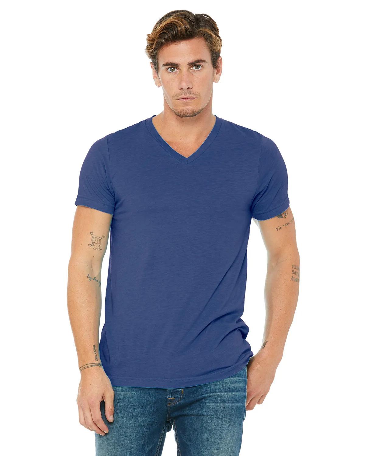 Unisex Triblend V-Neck T-Shirt 11 of 103