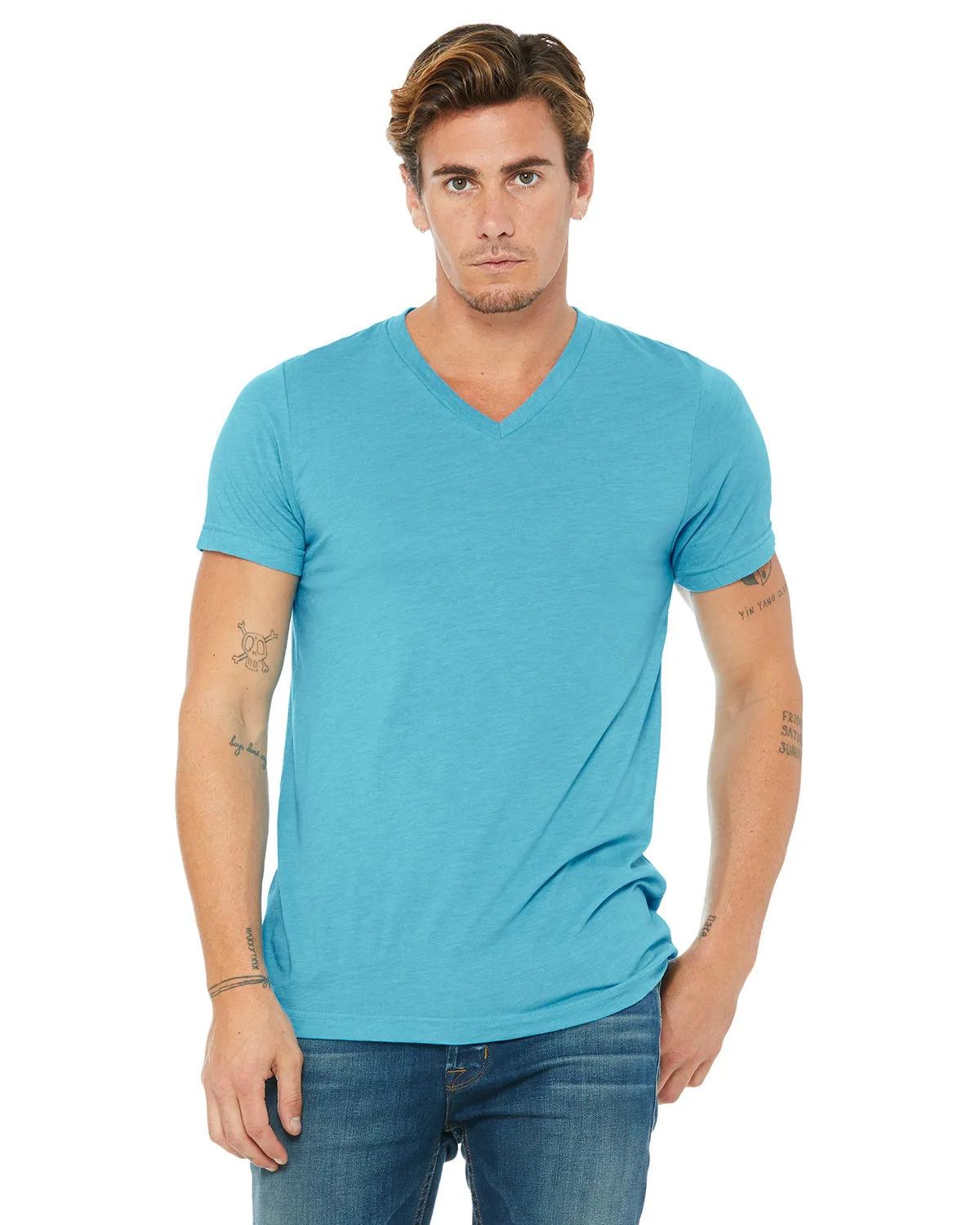Unisex Triblend V-Neck T-Shirt 14 of 103