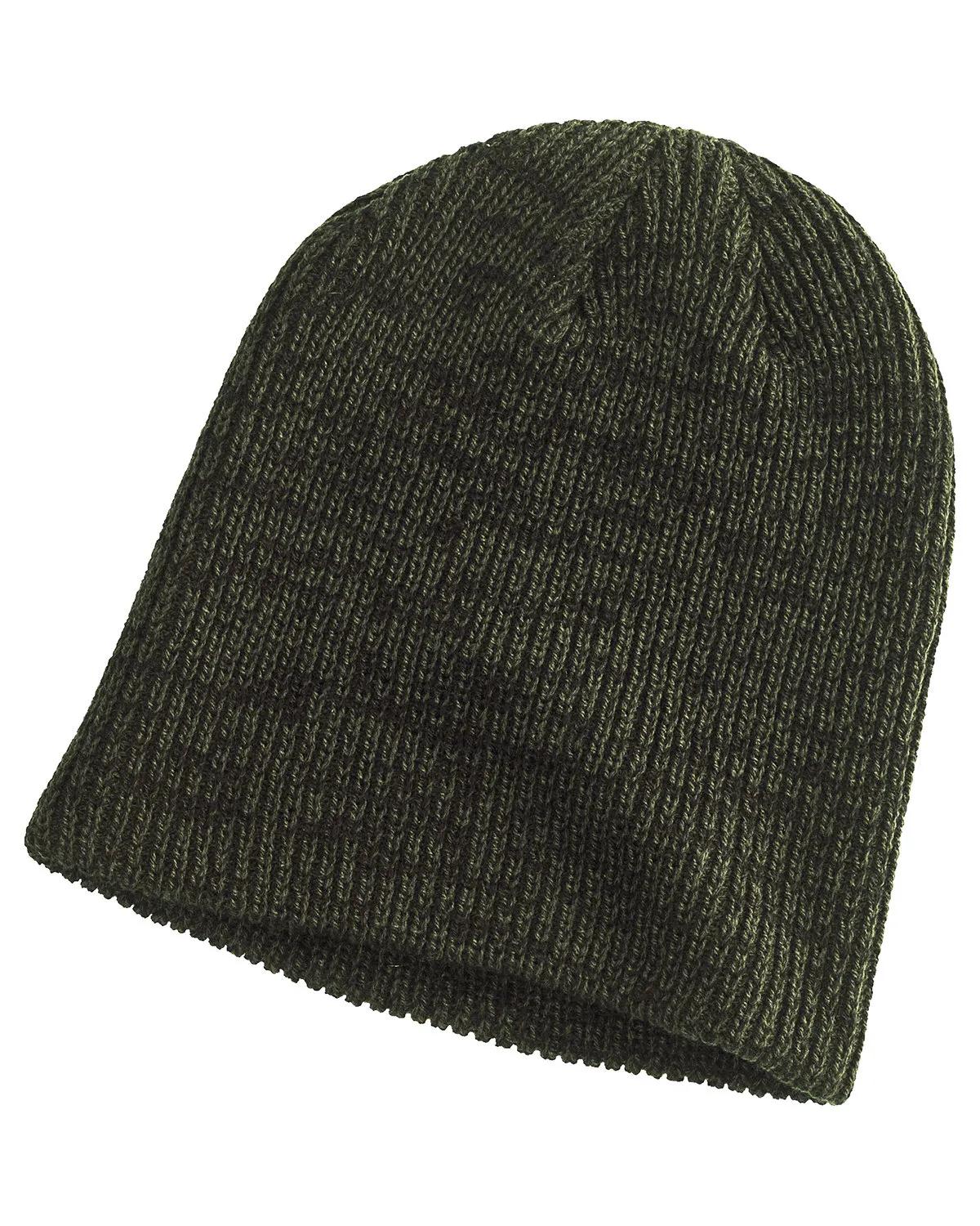 Ribbed Marled Beanie