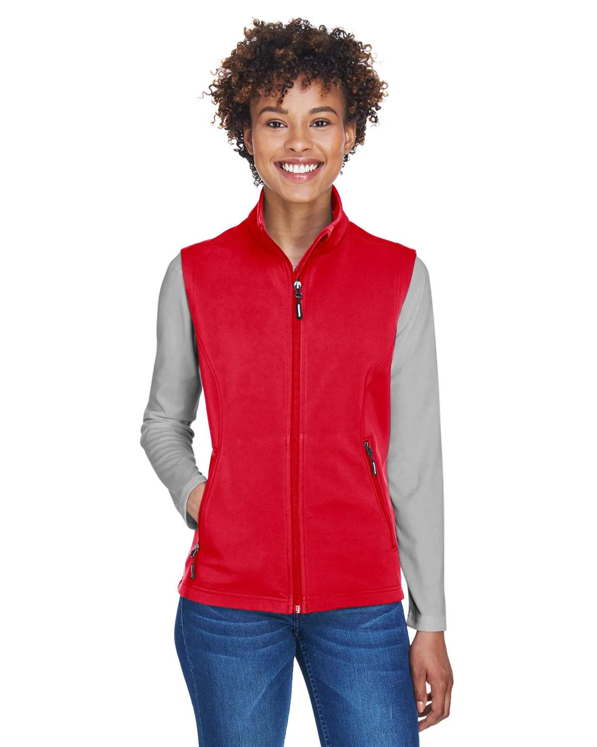 Ladies' Cruise Two-Layer Fleece Bonded Soft Shell Vest 3 of 27