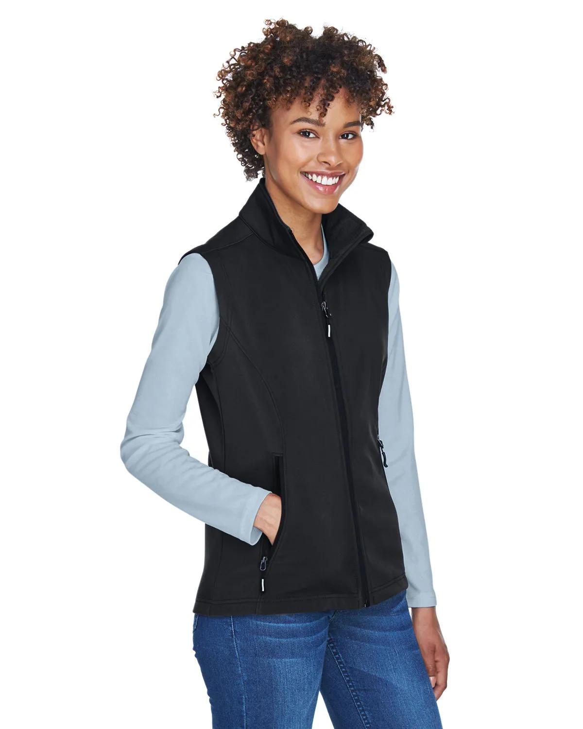 Ladies' Cruise Two-Layer Fleece Bonded Soft Shell Vest 8 of 27