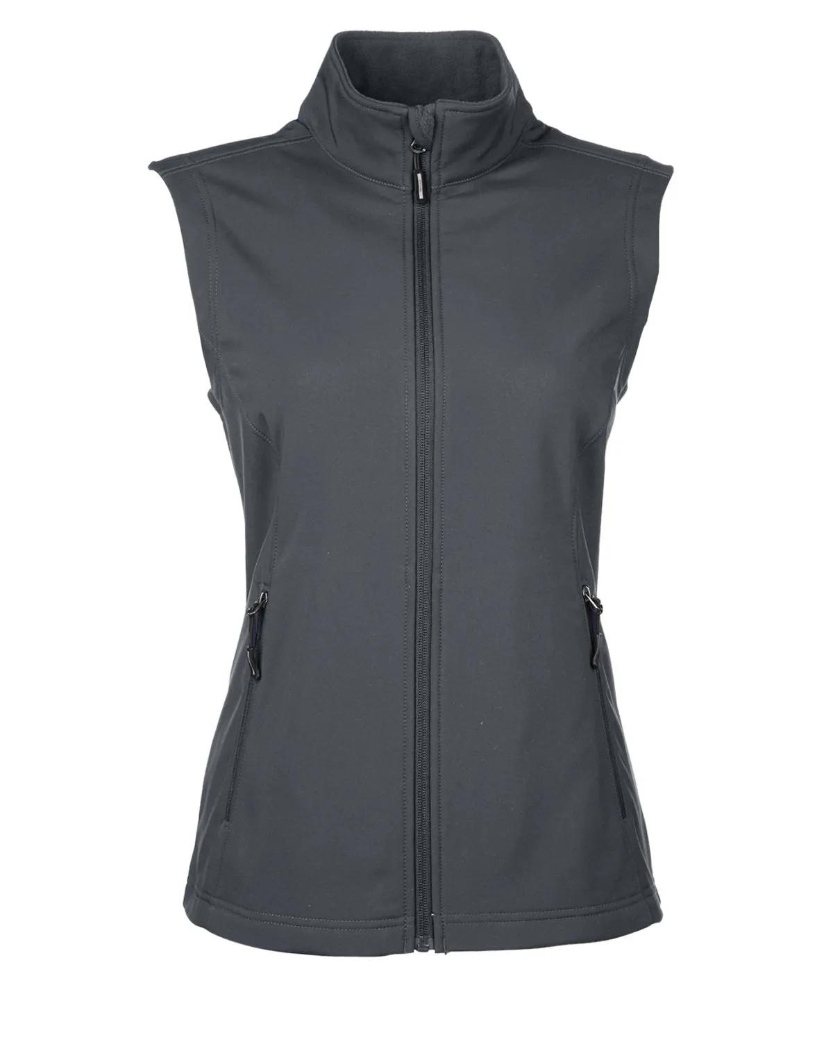 Ladies' Cruise Two-Layer Fleece Bonded Soft Shell Vest 6 of 27
