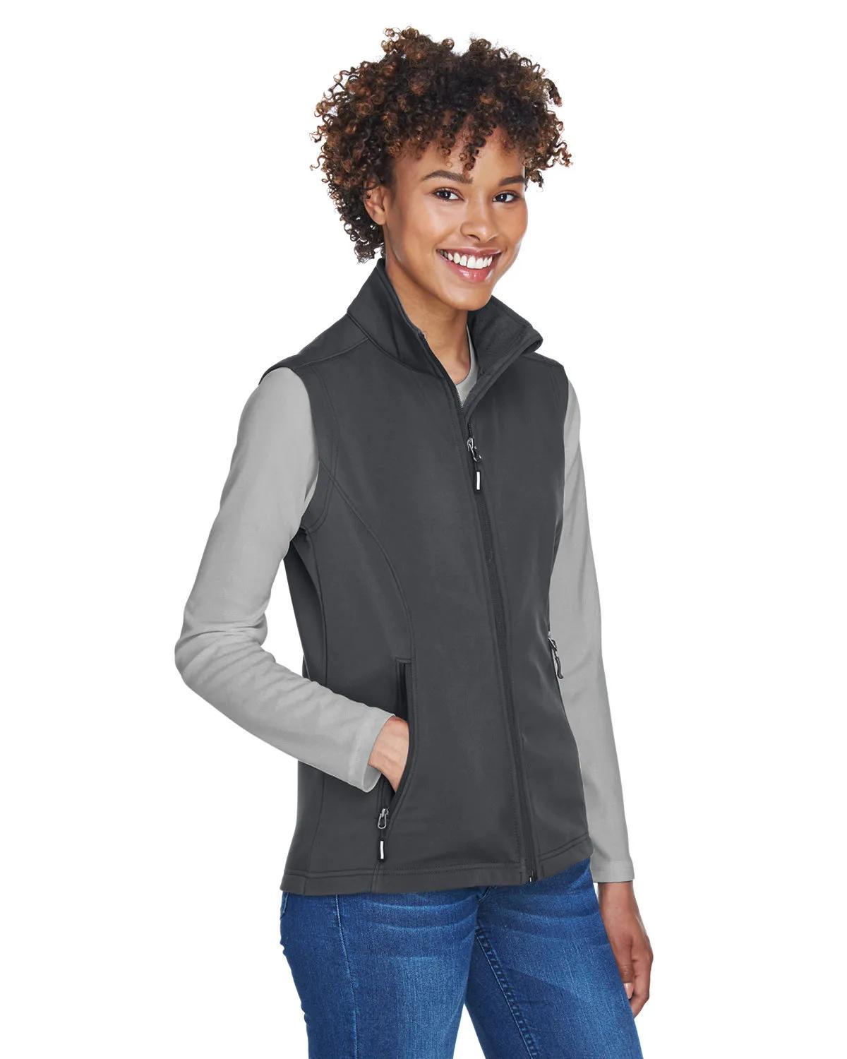 Ladies' Cruise Two-Layer Fleece Bonded Soft Shell Vest 4 of 27