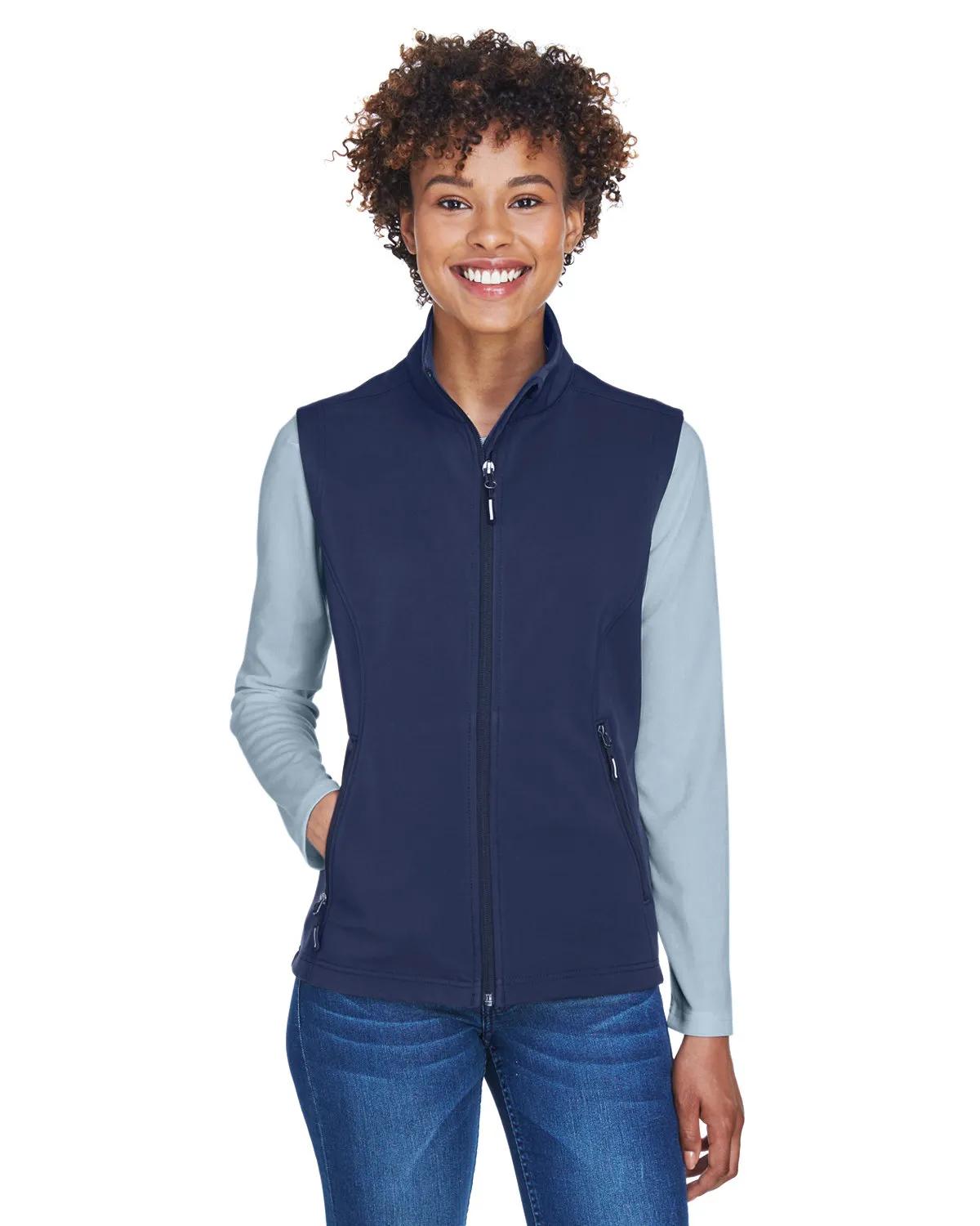 Ladies' Cruise Two-Layer Fleece Bonded Soft Shell Vest 2 of 27