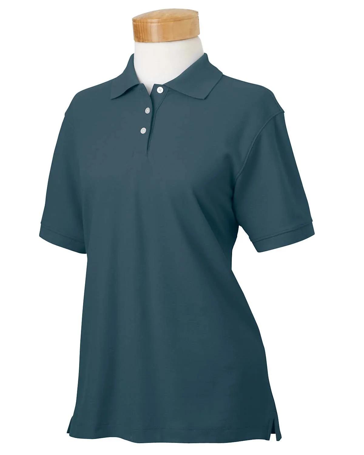 Ladies' Pima Piqué Short-Sleeve Polo 7 of 13