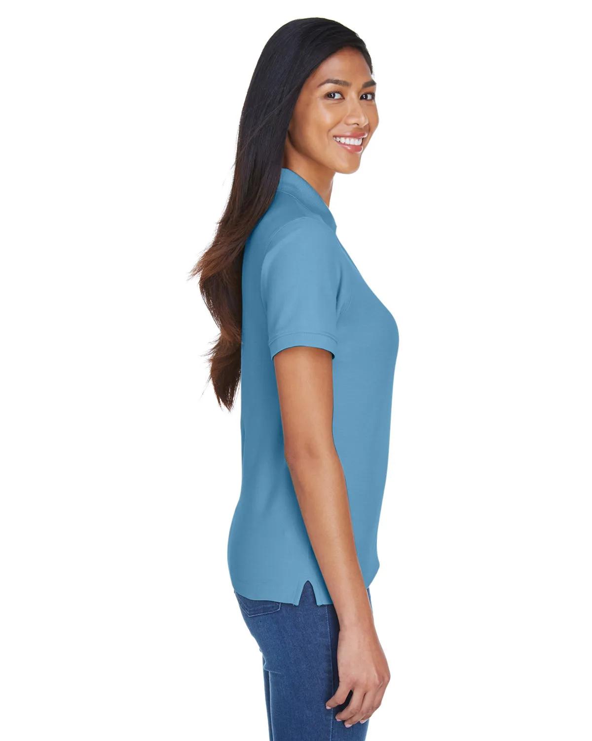 Ladies' Pima Piqué Short-Sleeve Polo 2 of 13