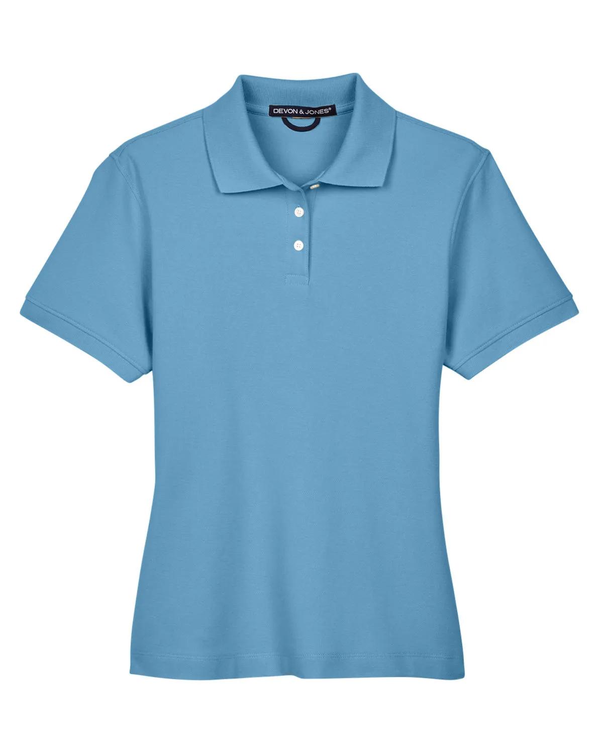 Ladies' Pima Piqué Short-Sleeve Polo 3 of 13