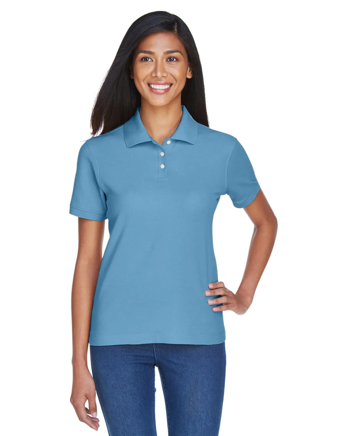 Ladies' Pima Piqué Short-Sleeve Polo