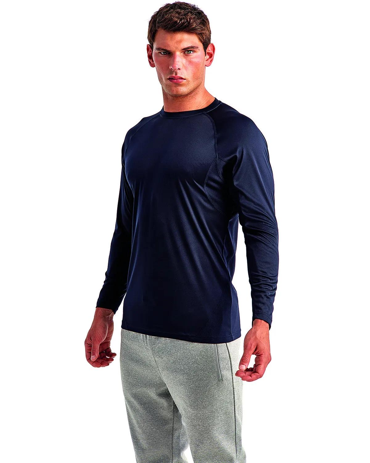 Unisex Panelled Long-Sleeve Tech T-Shirt 13 of 24