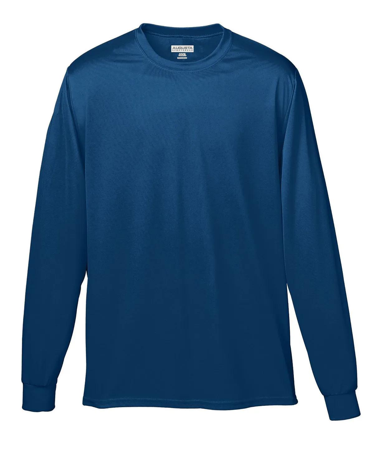 Adult Wicking Long-Sleeve T-Shirt 1 of 28