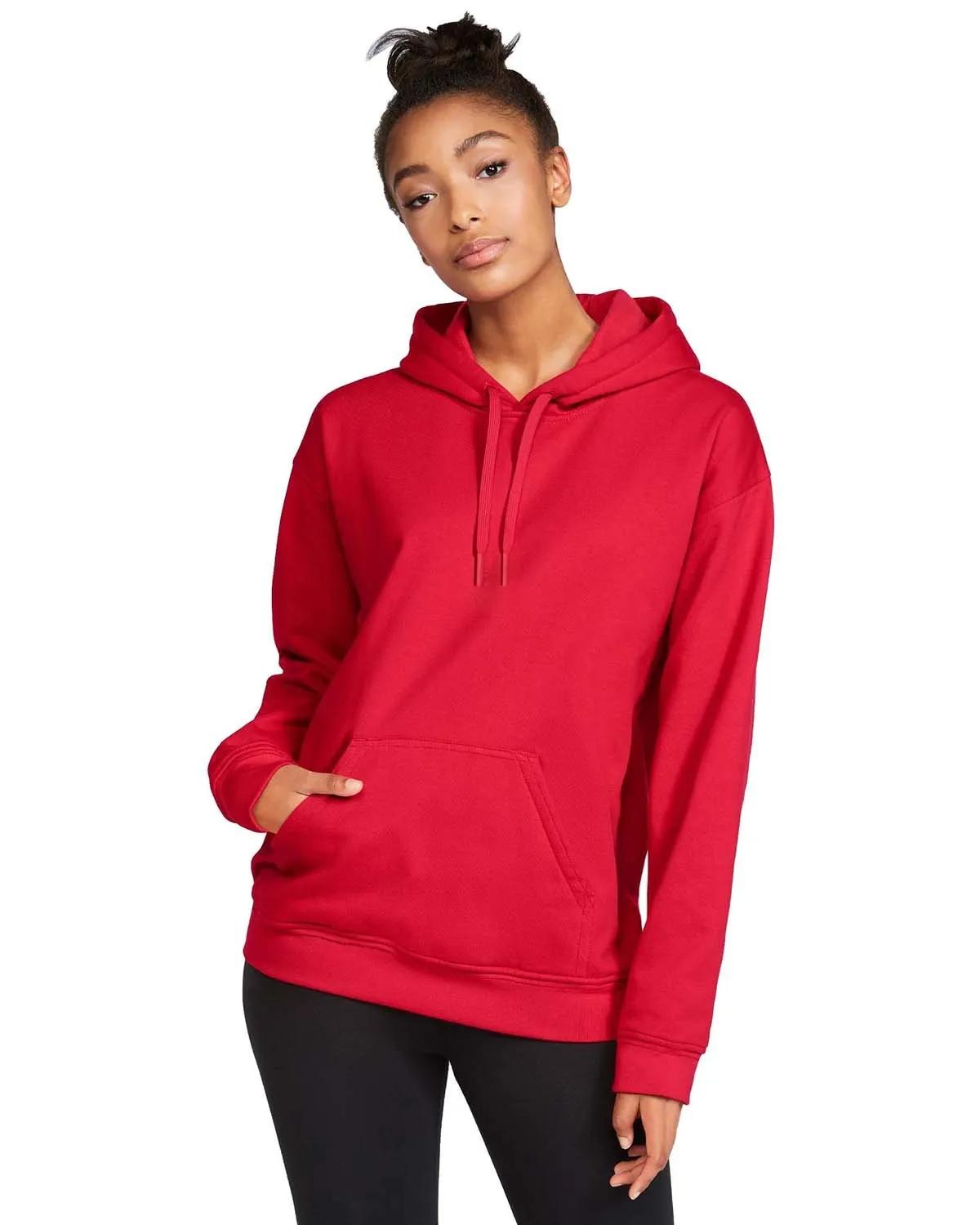 Adult Softstyle® Fleece Pullover Hooded Sweatshirt 28 of 109