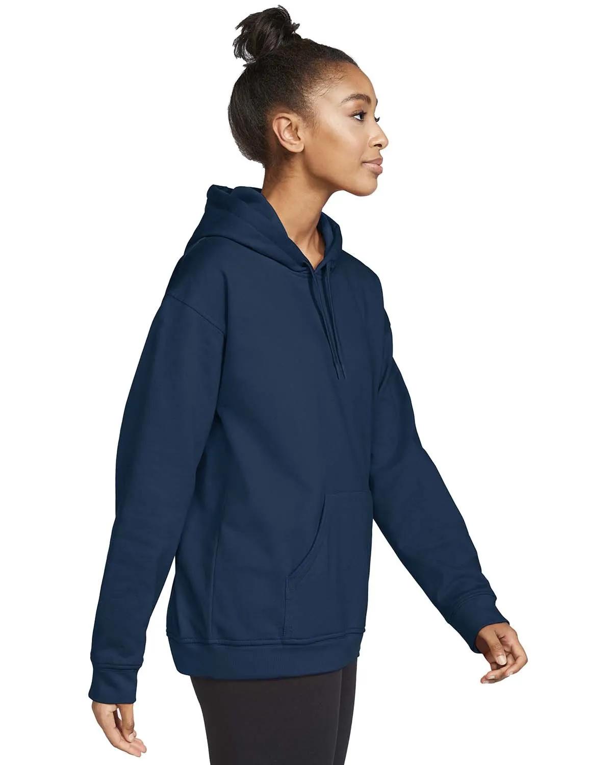 Adult Softstyle® Fleece Pullover Hooded Sweatshirt 106 of 109