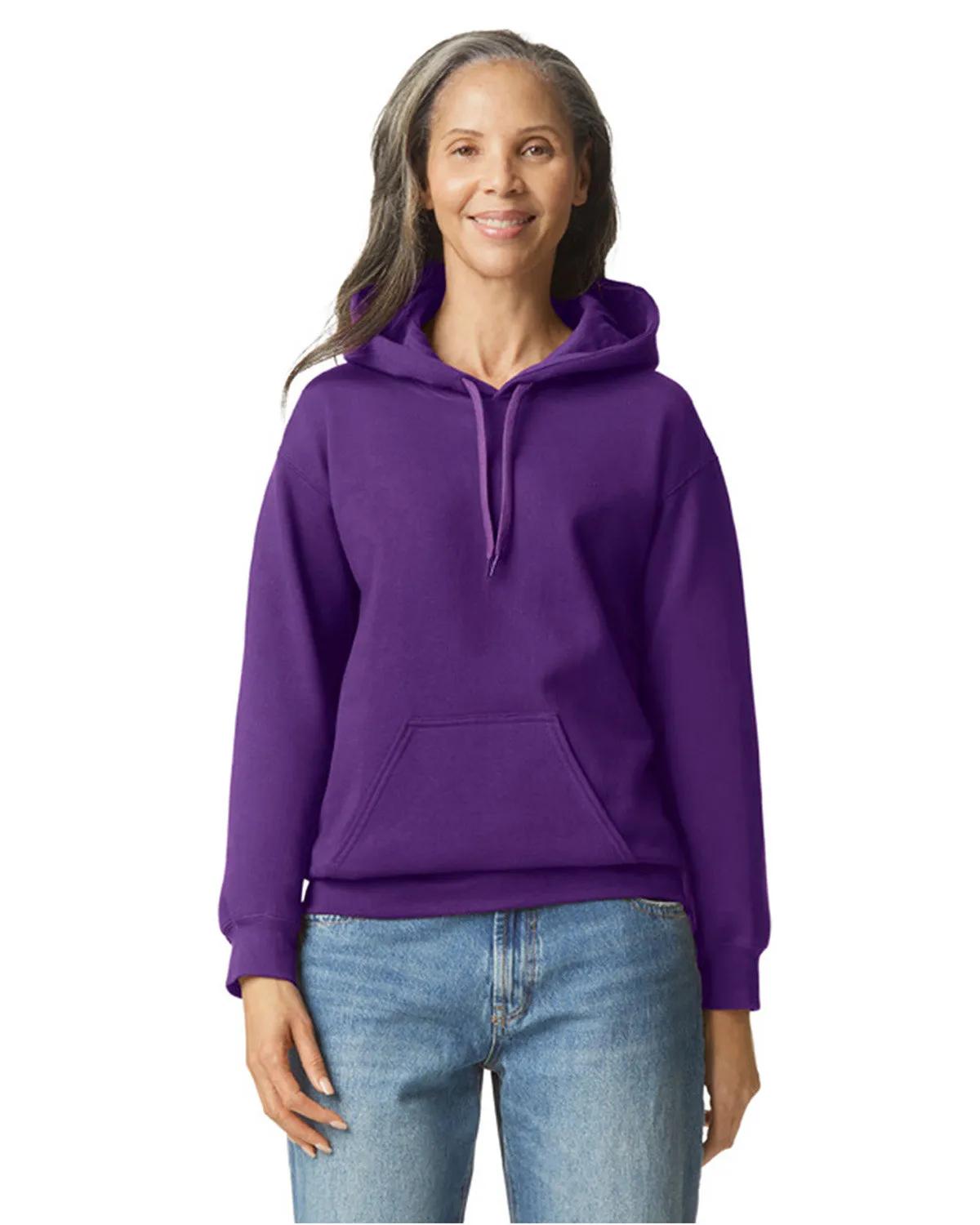 Adult Softstyle® Fleece Pullover Hooded Sweatshirt 4 of 109